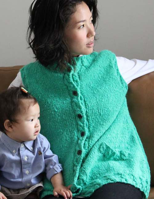 A Noro A La Mode Pattern - Cabled Waistcoat (PDF)