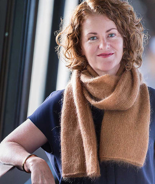 A Churchmouse Yarns and Teas Pattern - Alexandra's Airplane Scarf (PDF)