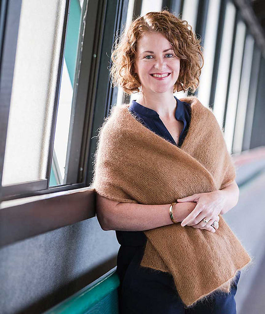 A Churchmouse Yarns and Teas Pattern - Alexandra's Airplane Scarf (PDF)