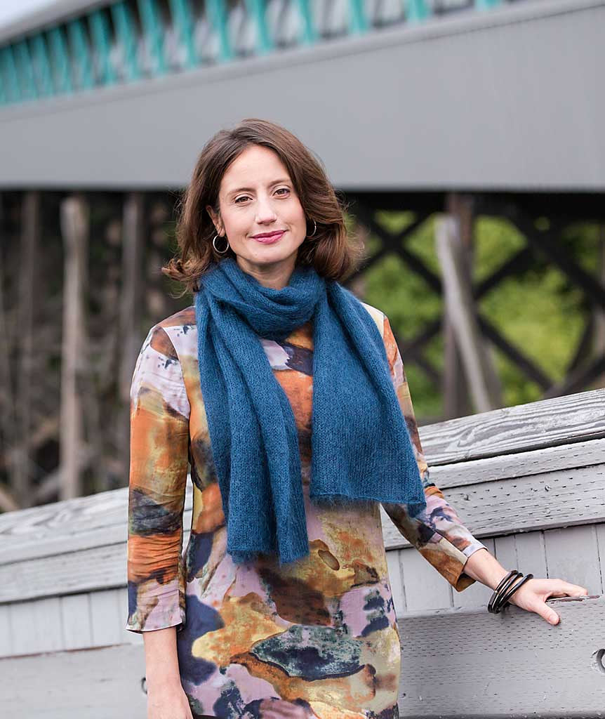 A Churchmouse Yarns and Teas Pattern - Alexandra's Airplane Scarf (PDF)