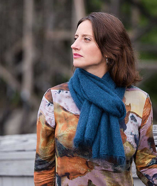 A Churchmouse Yarns and Teas Pattern - Alexandra's Airplane Scarf (PDF)
