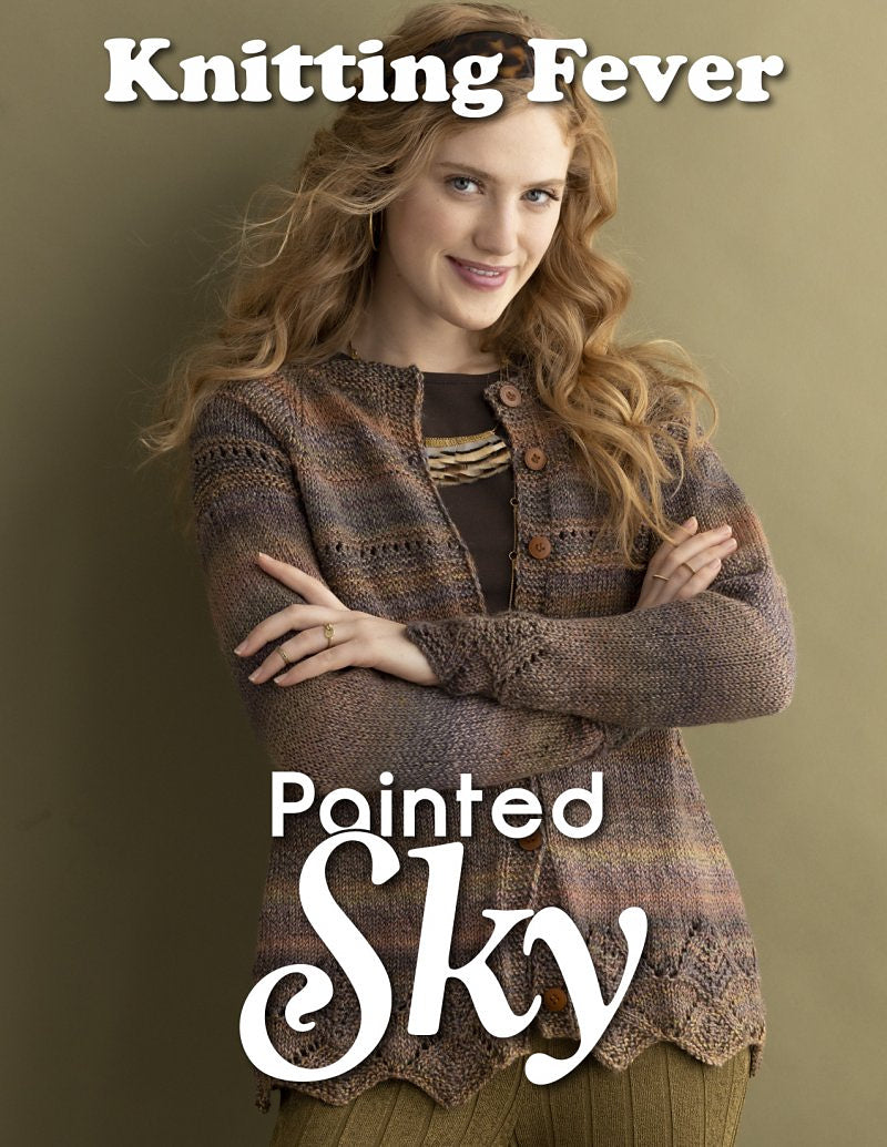 !A Knitting Fever Painted Sky Pattern - Alexis Cardigan (PDF)