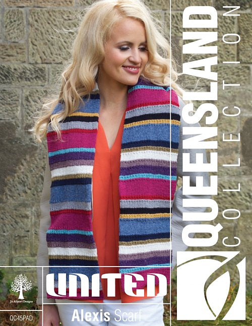 A Queensland United Pattern - Alexis Scarf (PDF)