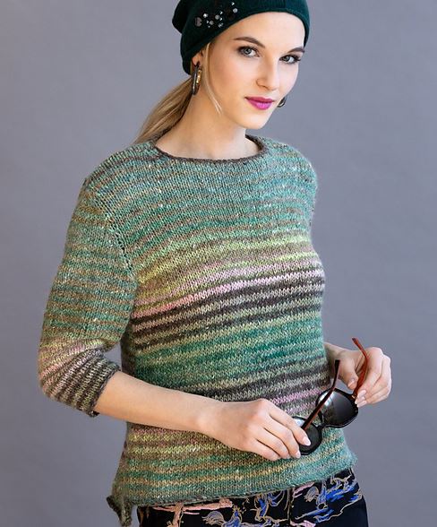 A Noro Pattern - A-Line Pullover #04 (PDF File) on Sale at Little Knits