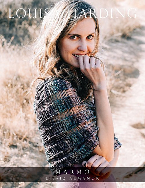 A Louisa Harding Marmo Pattern - Almanor Poncho (PDF)