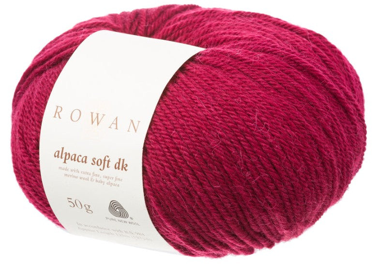 Rowan Alpaca Soft DK - Deep Rose (Color #206)