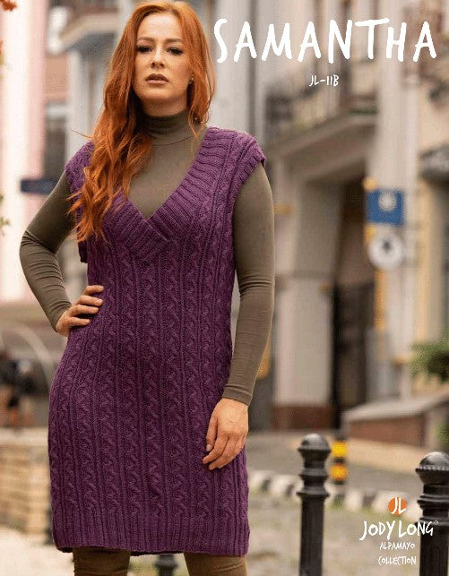 A Jody Long Alpamayo Pattern - Samantha Sweater (PDF)
