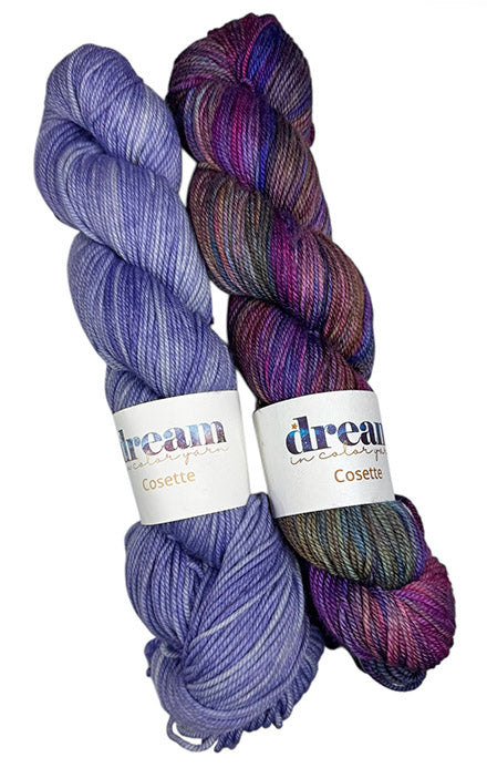 Dream in Color Cosette One of a Kind Color - Amethyst Dreamscape (TWO SKEINS)
