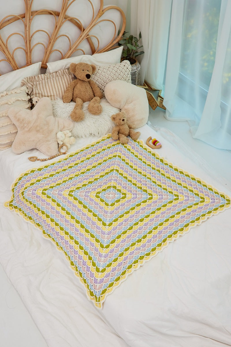 A Jody Long Cottontails Crochet Pattern Amore Baby Blanket PDF