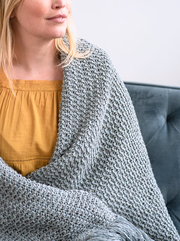 A Berroco Remix Chunky and Remix Light Pattern - Amorie Blanket (PDF)