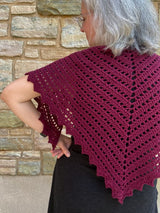 A Berroco Lucca Crochet Pattern - Aneta Shawl (PDF) - LINK IN DESCRIPTION, FREE PATTERN NO NEED TO ADD TO CART