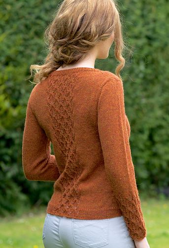 A Queensland Llama Lace Pattern - Anita Jumper (PDF)