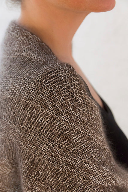 Anjo Shawl - Uses Sensai and Ginga Yarn Lines (Pdf File)