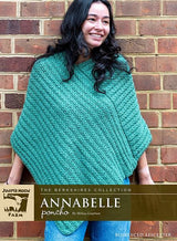 A Juniper Moon Bluefaced Leicester Pattern - Annabelle Poncho (PDF)