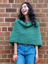 A Juniper Moon Bluefaced Leicester Pattern - Annabelle Poncho (PDF File)