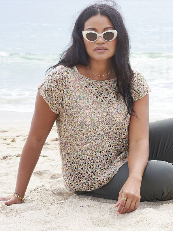 A Berroco Liana Pattern - Antilles Crochet Top (PDF File)