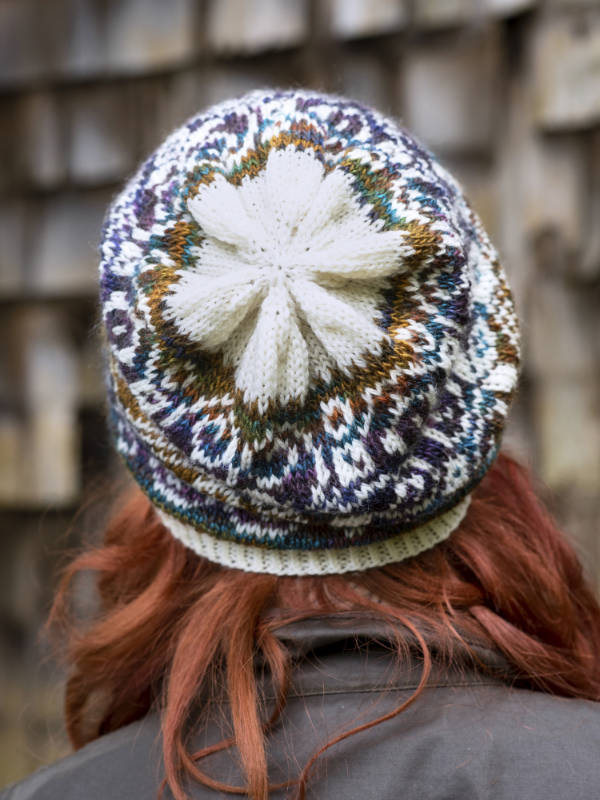 A Berroco Ultra Wool Fine & Millefiori Light Pattern - Applegate Hat (PDF)