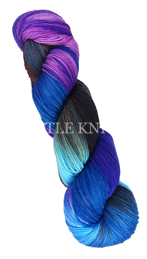 Araucania Huasco Sock Zig Zag - Delphinium (Color #701) - FULL BAG SALE (5 skeins) Knitting and Crochet Yarn on sale at Little Knits