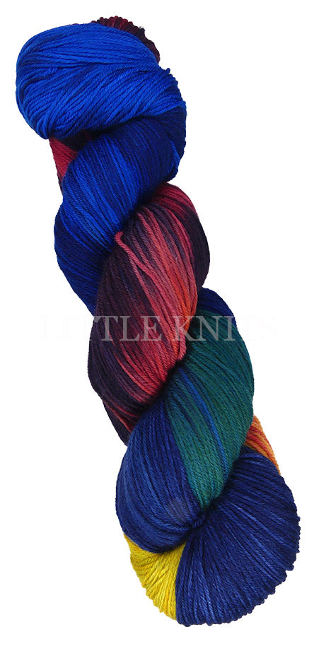 Araucania Huasco Sock Zig Zag - Pansy (Color #708) - FULL BAG SALE (5 skeins) Knitting and Crochet Yarn on sale at Little Knits