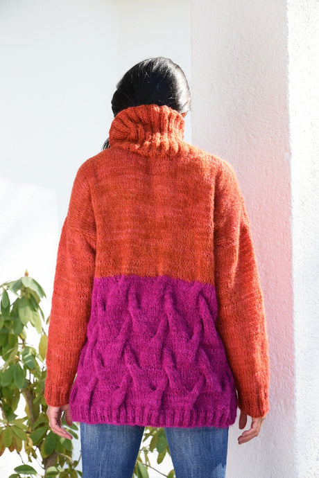 An Araucania Painted Suri Pattern - Livi Sweater - Free with Purchases of 5 Skeins of Painted Suri (Print Pattern)