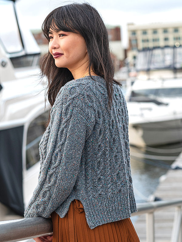 A Berroco Millstone Tweed Pattern - Arbus Sweater (PDF)