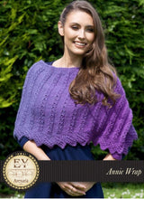 Euro Yarns Select Arenaria Pattern - Annie Wrap (PDF) free knitting pattern at Little Knits