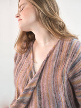 A Berroco Tiramisu Knitting Pattern Arietta Pullover on sale at Little Knits