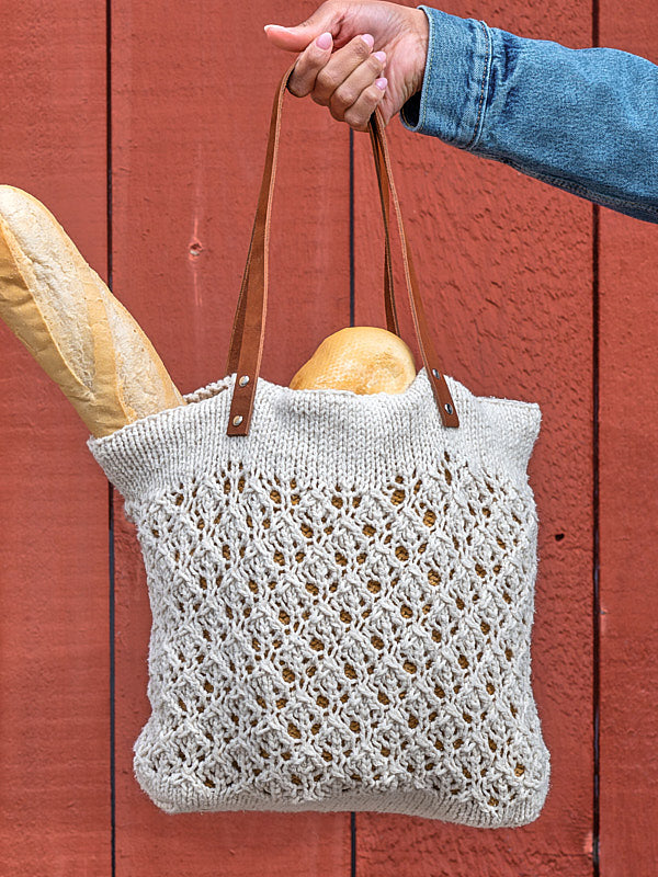 Berroco Remix Chunky Arugula Bag Pattern Available at Little Knits