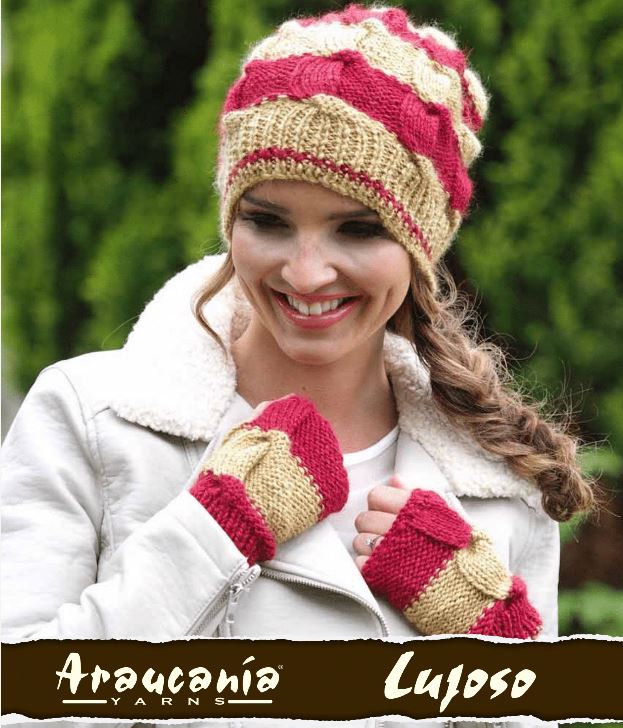 An Araucania Pattern -  Ashlyn Hat & Bess Fingerless Mitts (PDF) - FREE WITH PURCHASES