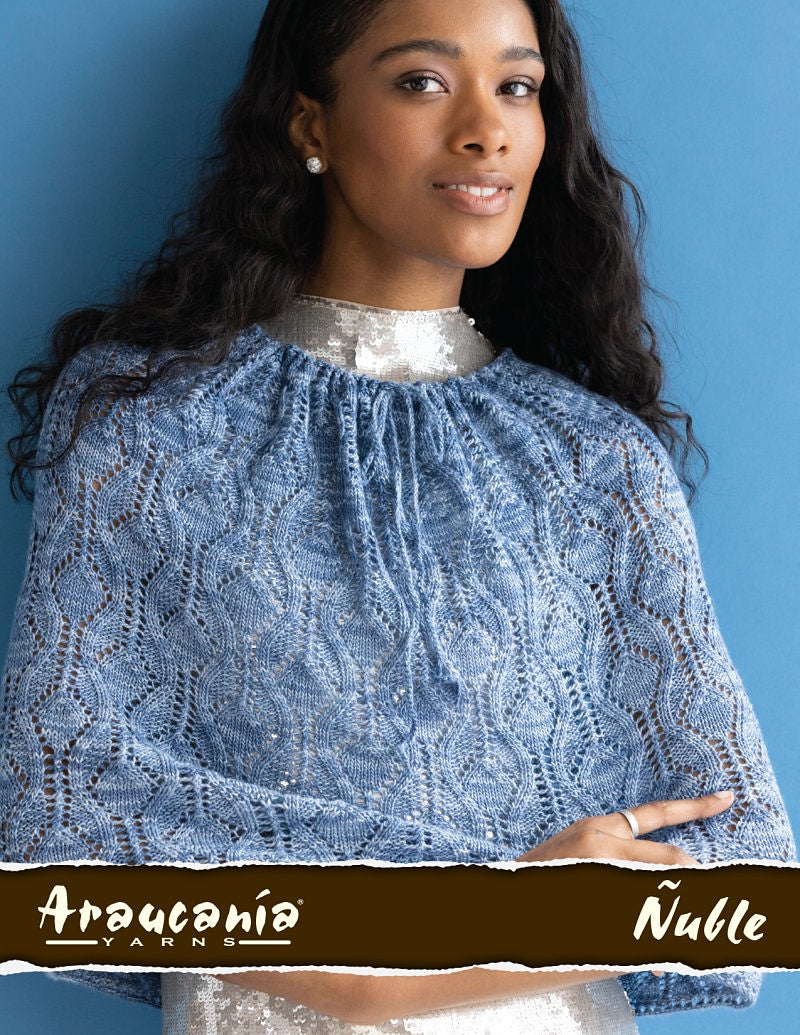 A Nuble Pattern - Aven Capelet (PDF) - FREE WITH ORDERS OF 6 SKEINS OF NUBLE (ONE FREE PATTERN PER ORDER)