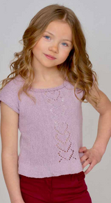 A Elsebeth Lavold Knitting Pattern - Ayla Top (PDF) on sale at little knits