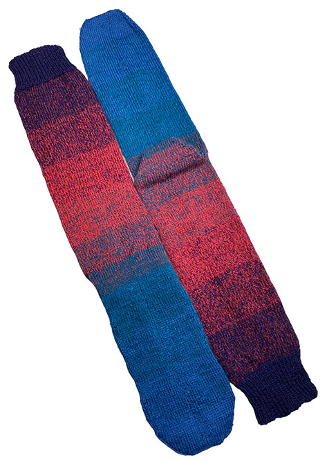 Sock Samples - Azure Sunset - PROCEEDS GO TO CHARITY