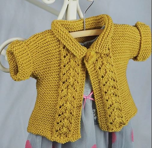 An Ella Rae DK Merino Superwash Pattern - Baby Jacket (PDF File)