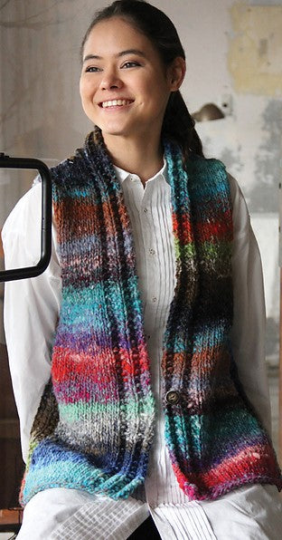 A Noro Bachi Pattern - Stockinette Vest (PDF)