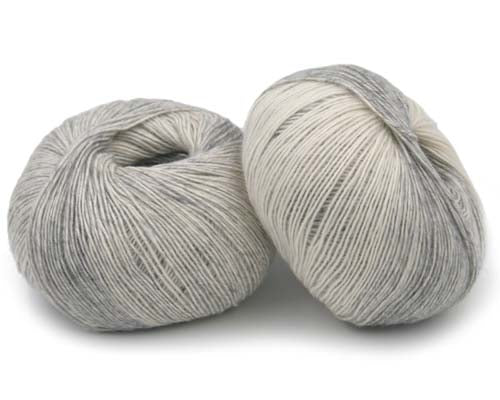 Trendsetter Yarns Basis - White Shades of Grey (Color #28846)