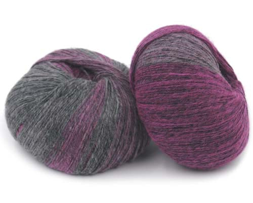 Trendsetter Yarns Basis - Black Grey/Fuchsia (Color #315802)