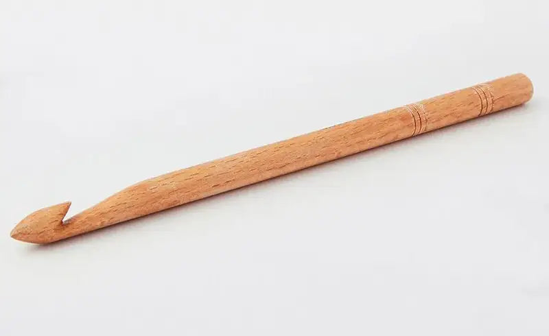 KnitPro Basix Beech 6" Single-Ended Crochet Hooks - 7 (4.50mm)