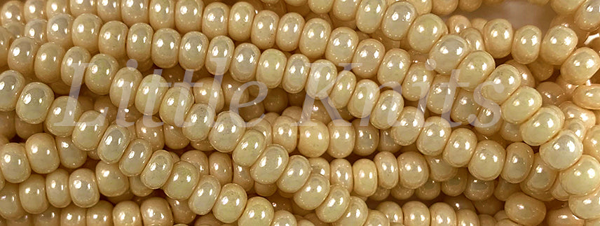 Preciosa 6/0 Czech Seed Beads - Eggshell (Color #46112)