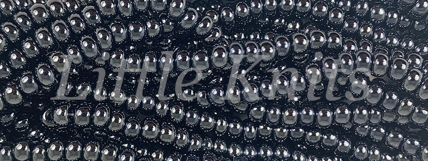 Preciosa 6/0 Czech Seed Beads - Gunmetal (Color #49102)