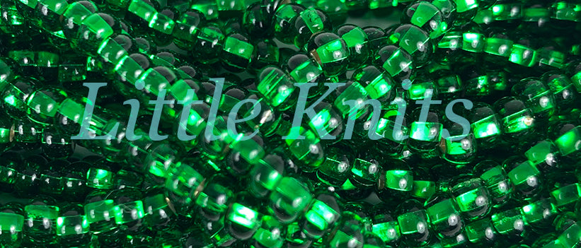 Preciosa 6/0 Czech Seed Beads - Silver Lined Emerald (Color #57060) - In 65 gram hanks