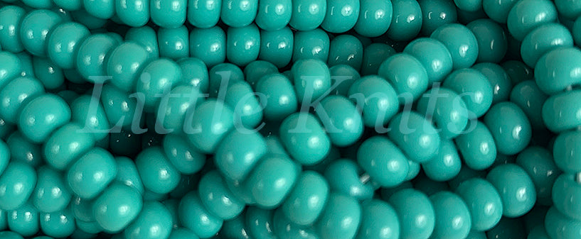 Preciosa 6/0 Czech Seed Beads - Turquoise Green (Color #63130)