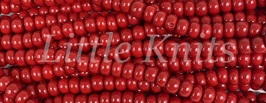 Preciosa 6/0 Czech Seed Beads - Dark Red (Color #93210)