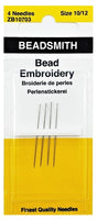 Beadsmith Bead Embroidery Needles - Size 10/12