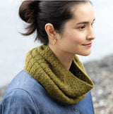 A Churchmouse Yarns and Teas Pattern - Vineyard Cowl & Beanie (PDF)