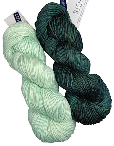Malabrigo Rios One of a Kind - Beautiful Contrast (TWO SKEINS)