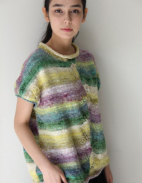 A Noro Enka Pattern - Becalm Top (PDF) knitting pattern on sale at Little Knits