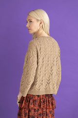 A Elsebeth Lavold Knitting Pattern - Beech Leaf Pullover (PDF) on sale at little knits