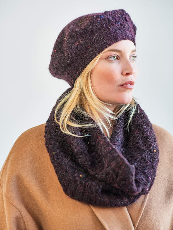 Berroco Mochi Pattern - Bennington Hat and Cowl (PDF)