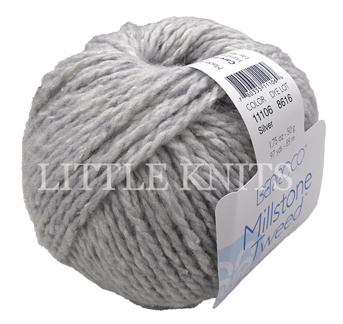 Berroco Millstone Tweed - Silver (Color #11106)