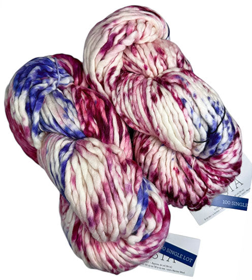 Malabrigo Rasta One of a Kind - Berry Splash (TWO SKEINS)